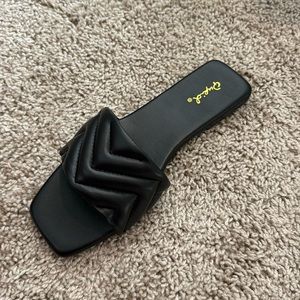 Brand new black casual sandal